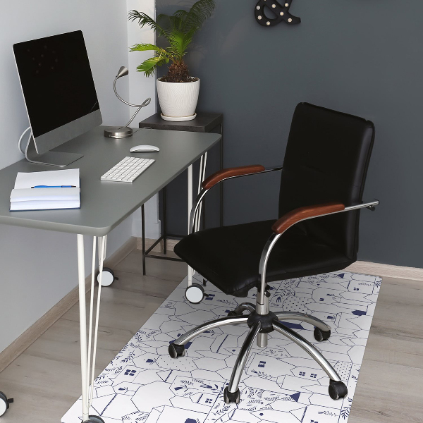 Office chair floor protector Figure town