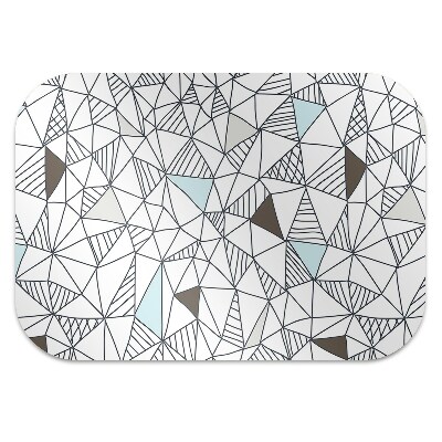 Office chair mat geometric pattern