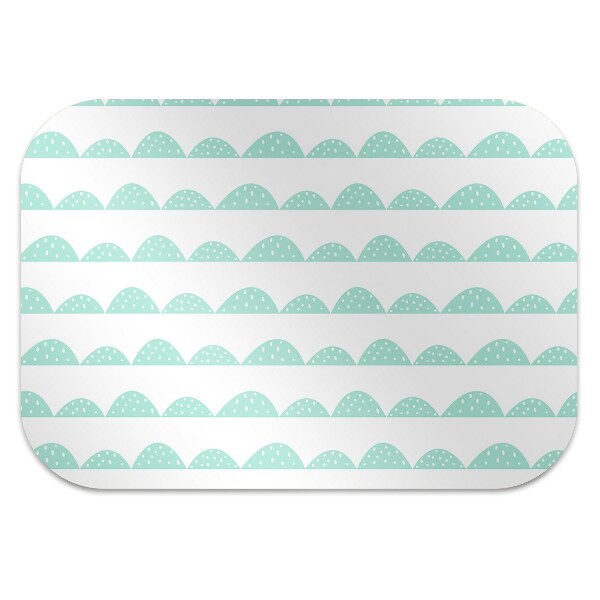 Computer chair mat rows of mints