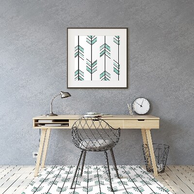 Chair mat arrows illustration