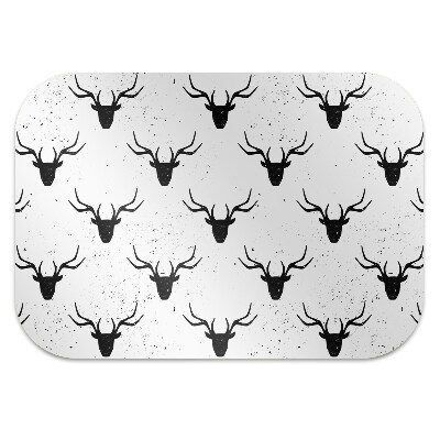 Desk chair mat deer head