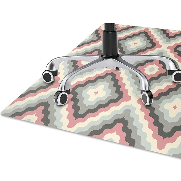 Computer chair mat retro illusion