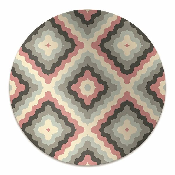 Computer chair mat retro illusion