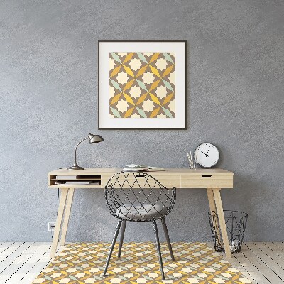 Computer chair mat vintage pattern