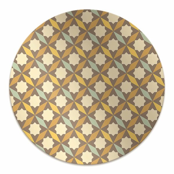 Computer chair mat vintage pattern