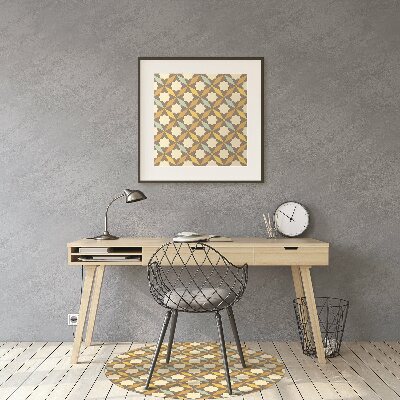 Computer chair mat vintage pattern