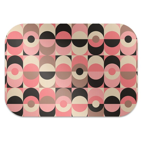 Office chair mat ancient pattern