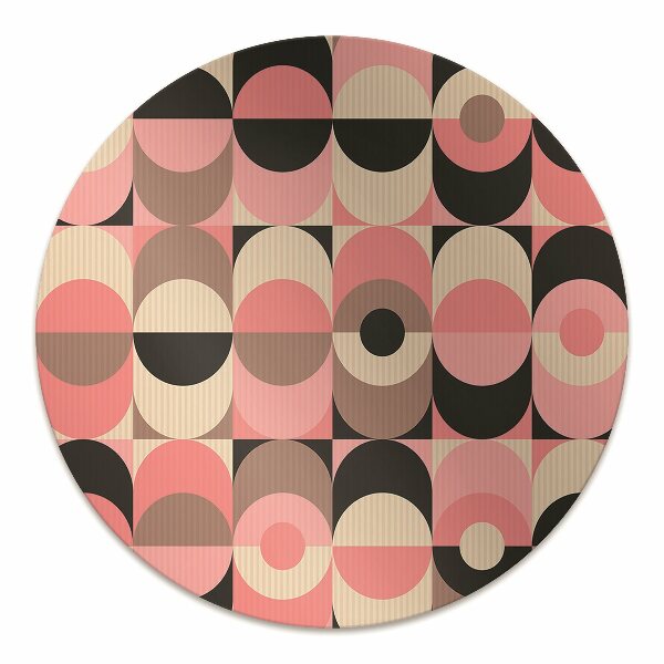 Office chair mat ancient pattern