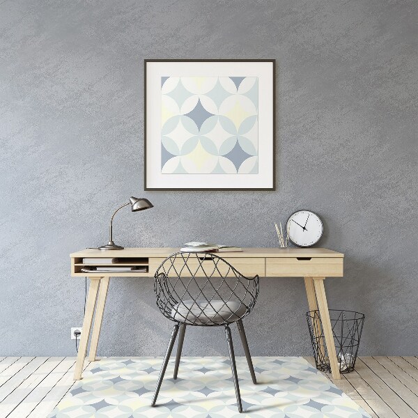 Office chair floor protector retro texture