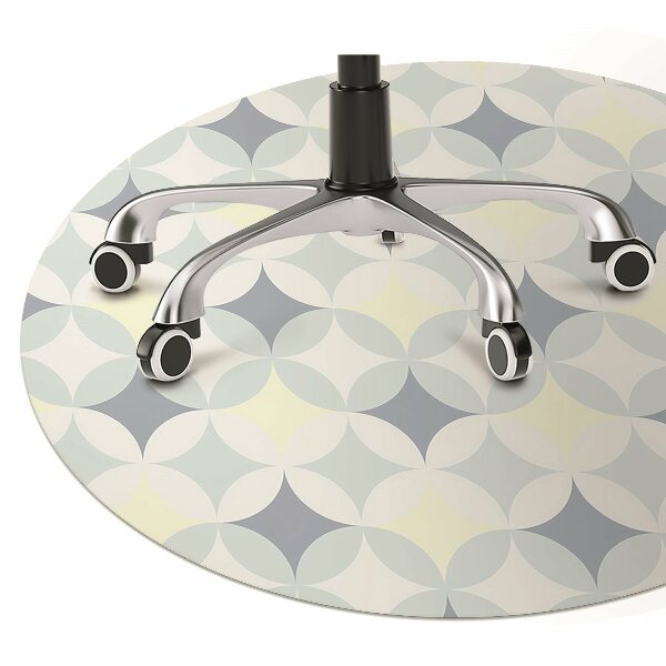 Office chair floor protector retro texture