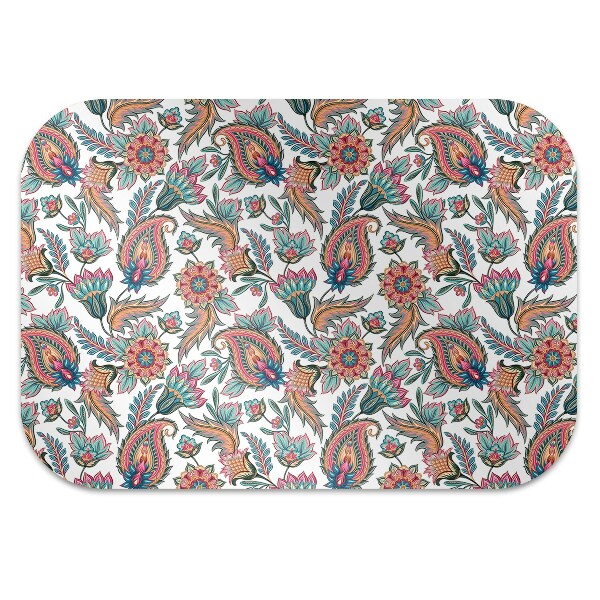 Office chair mat flowers