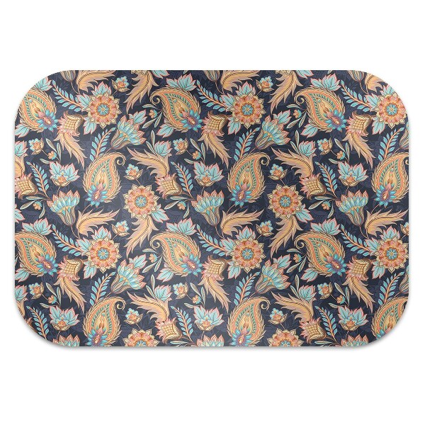 Office chair mat Paisley