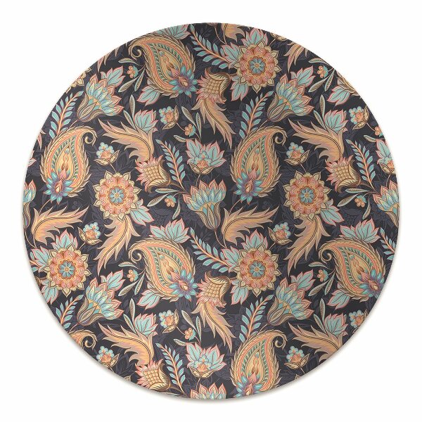 Office chair mat Paisley