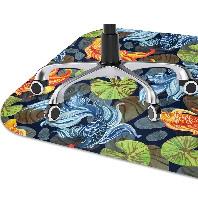 Desk chair mat Goldfish