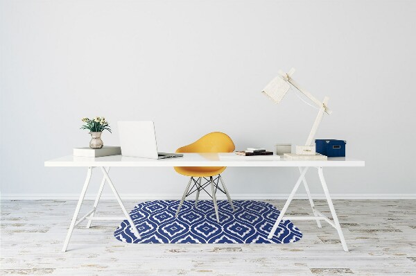 Desk chair mat Persian pattern