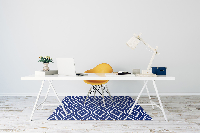 Desk chair mat Persian pattern