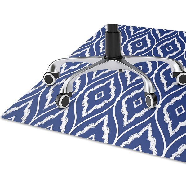 Desk chair mat Persian pattern