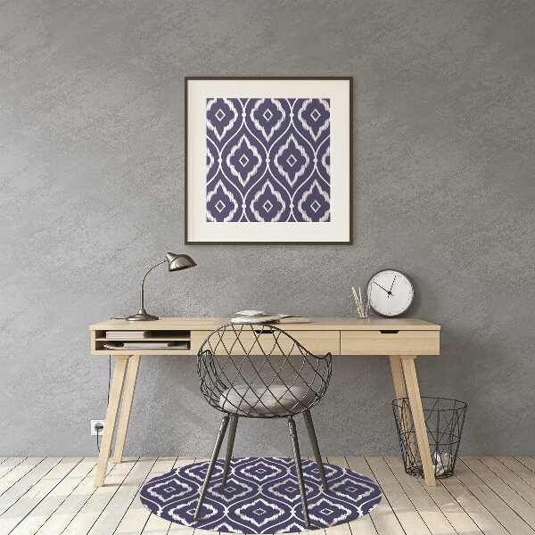 Desk chair mat Persian pattern