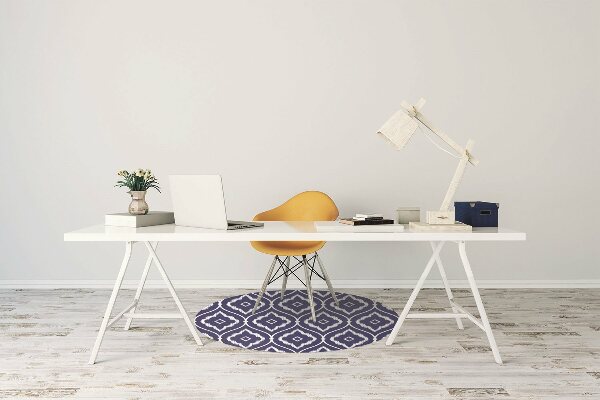 Desk chair mat Persian pattern