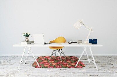 Chair mat geometric flowers