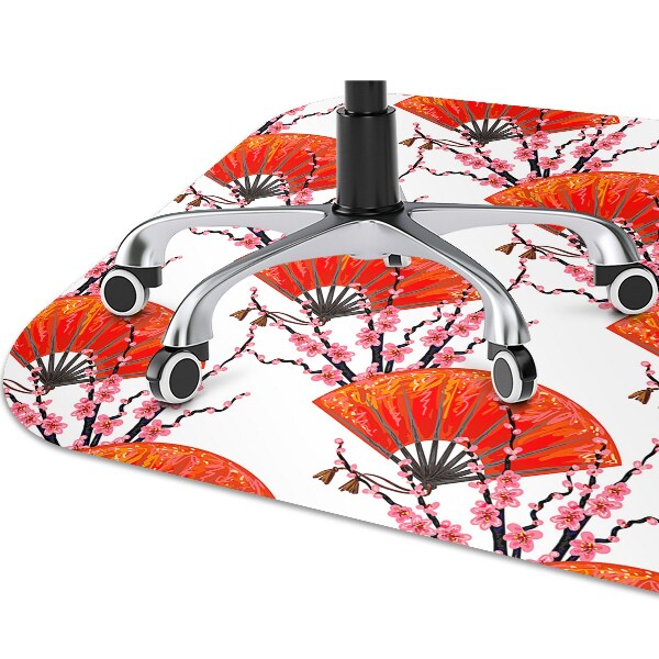 Chair mat Japanese fans