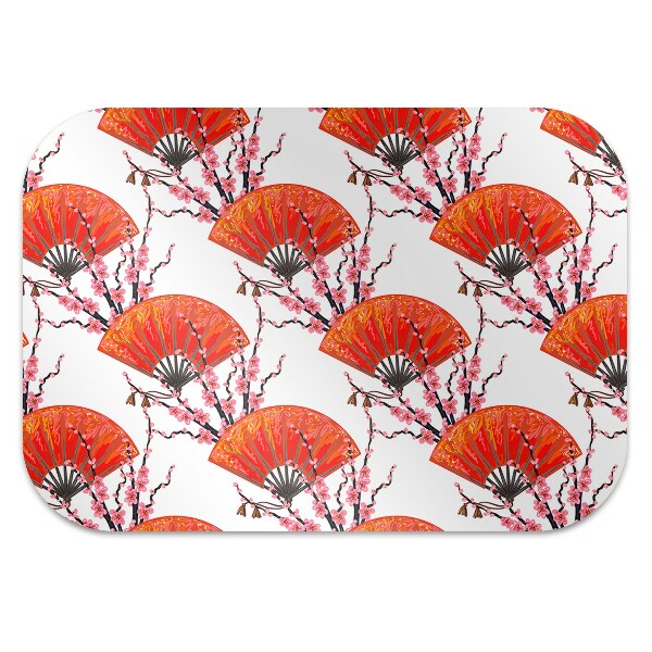 Chair mat Japanese fans