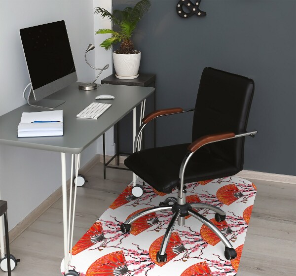 Chair mat Japanese fans