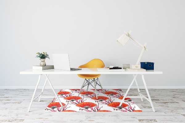 Chair mat Japanese fans