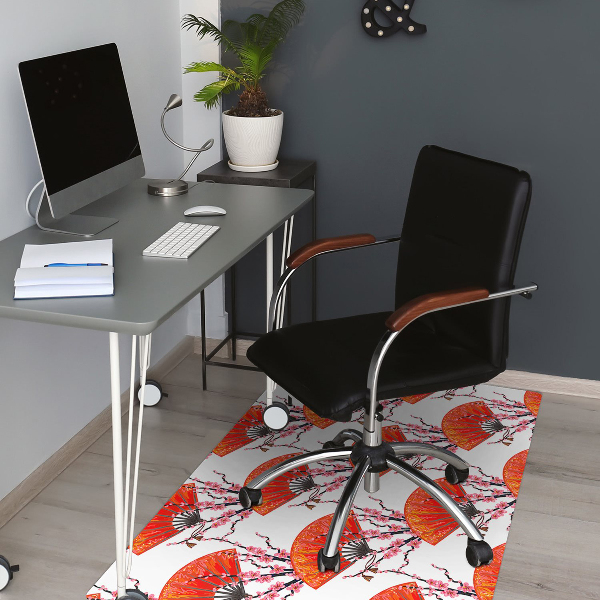 Chair mat Japanese fans