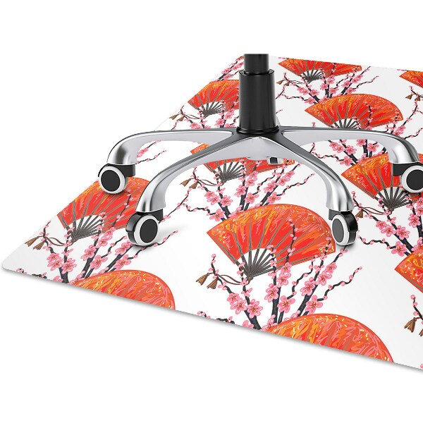 Chair mat Japanese fans