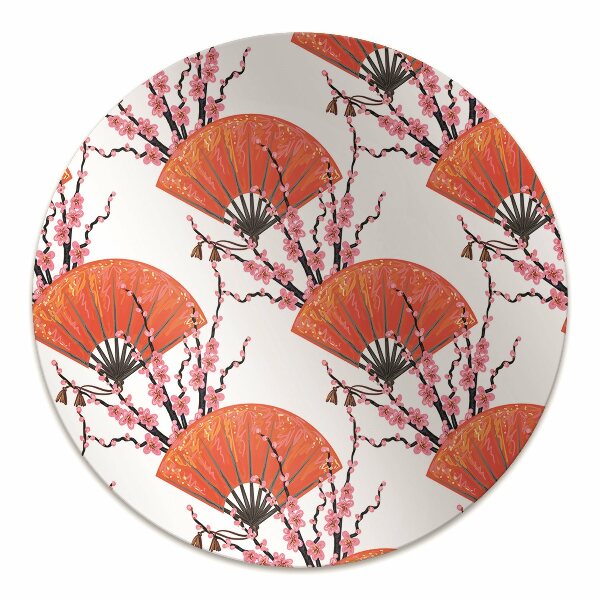 Chair mat Japanese fans