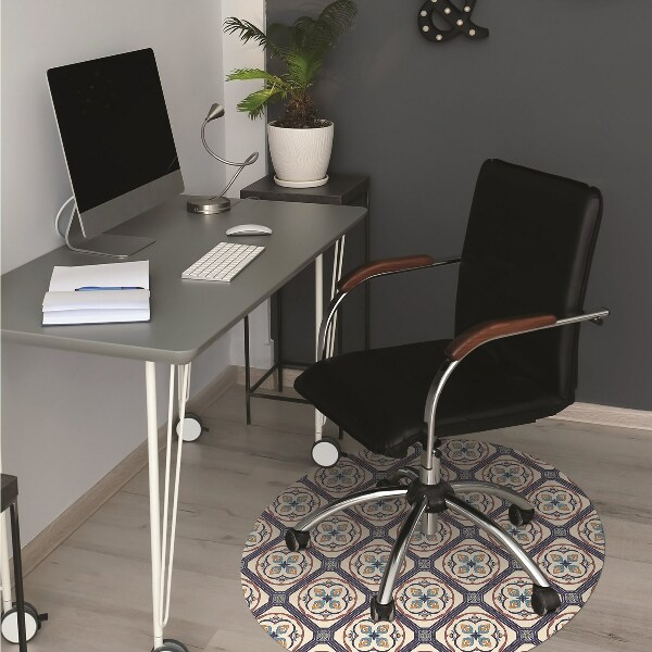 Office chair floor protector The classic pattern