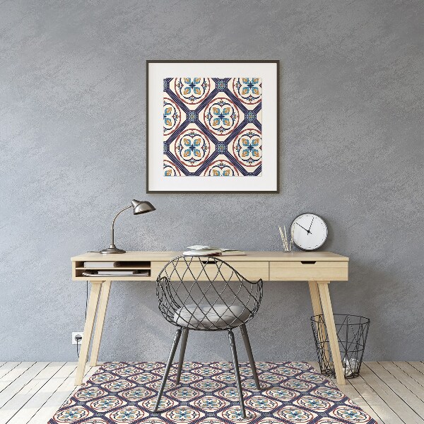 Office chair floor protector The classic pattern