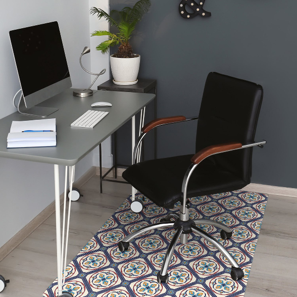 Office chair floor protector The classic pattern