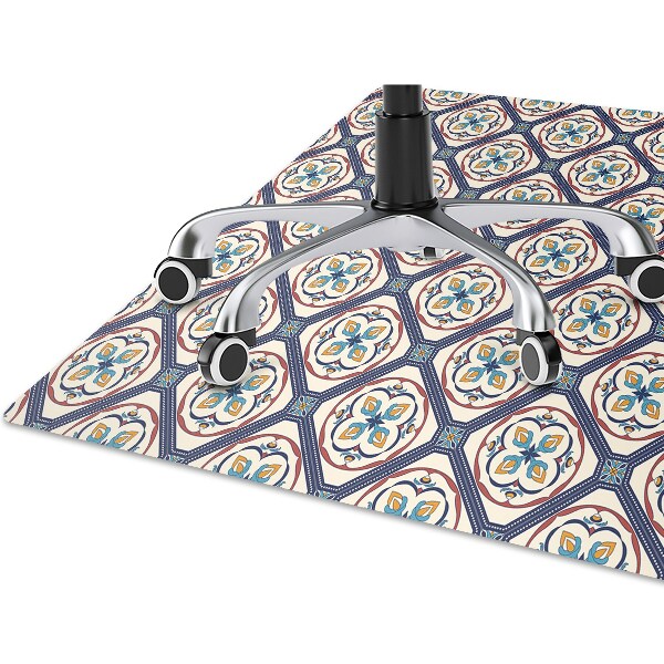 Office chair floor protector The classic pattern
