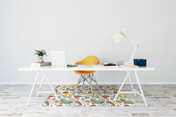 Office chair floor protector contours Fruit