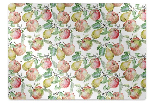 Chair mat floor panels protector Apples and Pears