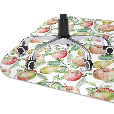 Chair mat floor panels protector Apples and Pears