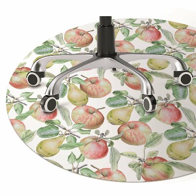 Chair mat floor panels protector Apples and Pears