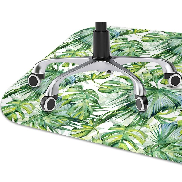 Desk chair mat dense jungle