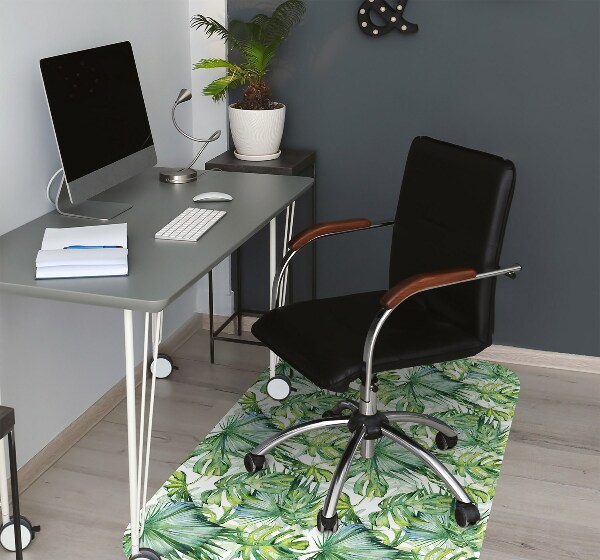 Desk chair mat dense jungle