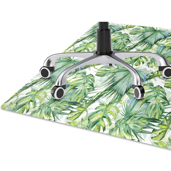 Desk chair mat dense jungle