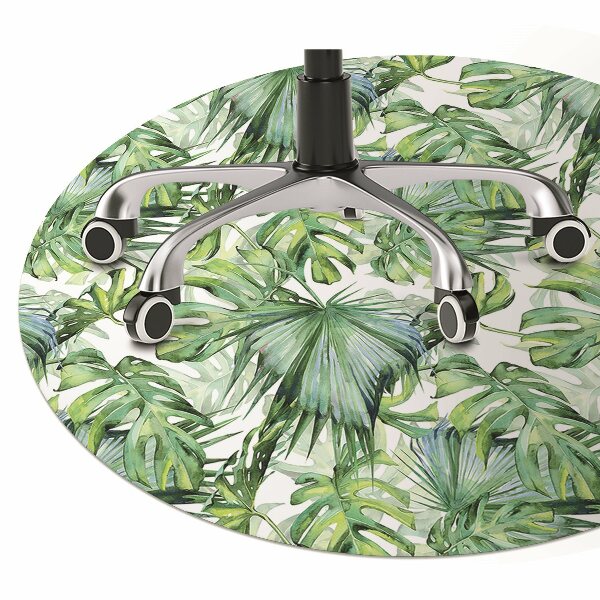 Desk chair mat dense jungle