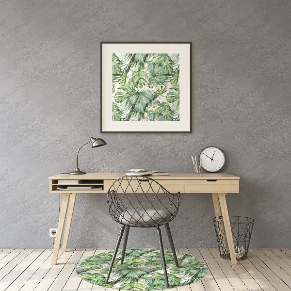 Desk chair mat dense jungle