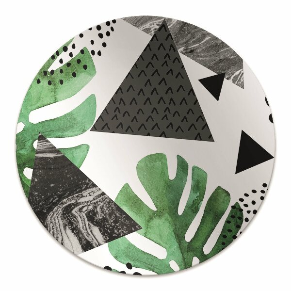 Office chair floor protector Abstraction jungle