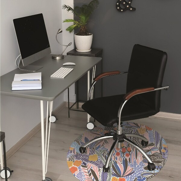 Desk chair mat vintage image
