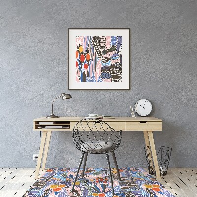 Desk chair mat vintage image