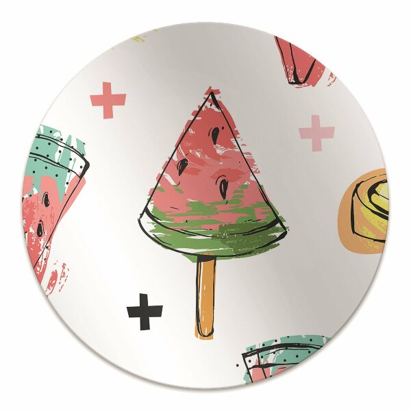 Office chair mat Watermelon on a stick