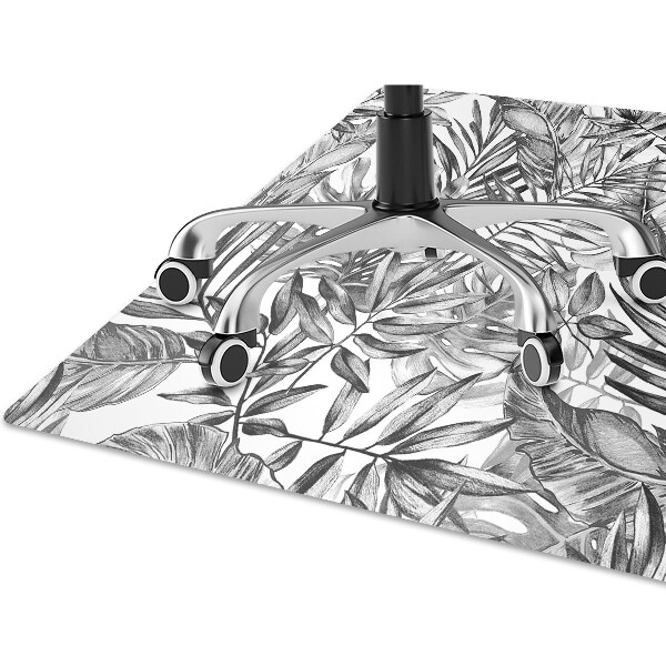 Office chair floor protector sketch of a monster