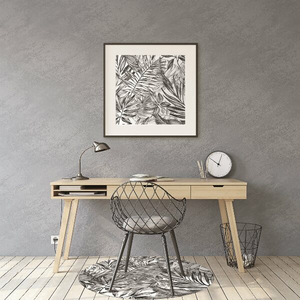 Office chair floor protector sketch of a monster